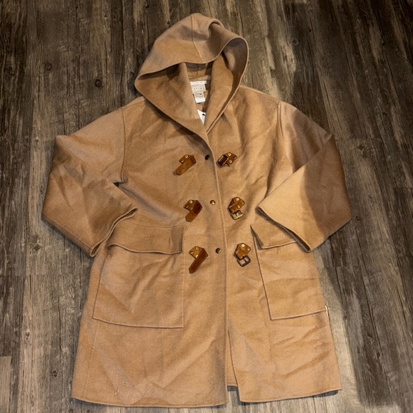 CELINE vintage 100 baby camel hair trench coat - size 38 or US size 6 - Picture 1 of 17